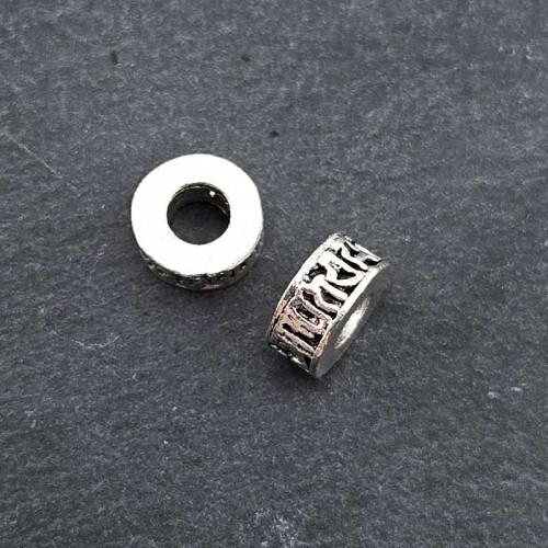 비즈팡 [PM-1-33]메탈펜던트 엔틱옴자론델 9x4mm (내경4mm) ,1개
