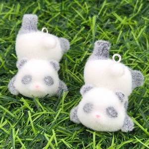 비즈팡 [PF-1-33]후로킹펜던트 물구나무판다곰 23x33mm ,1개