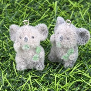 비즈팡 [PF-1-35]후로킹펜던트 유칼립투스먹는코알라 29x25mm ,1개