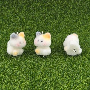 비즈팡 [PF-1-82]후로킹펜던트 샴고양이양고리 16x26mm ,1개