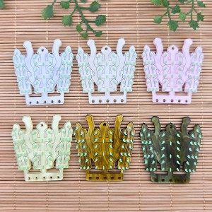 비즈팡 [PB-4-14]아크릴전통펜던트 신라금관 천마총금관 39x42mm 전통굿즈키링만들기재료 ,1개