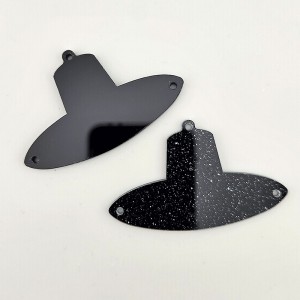 비즈팡 [PB-4-51]아크릴전통펜던트 갓 삿갓 블랙갓양고리2 63x38mm 갓3구멍 전통굿즈만들기재료 ,1개