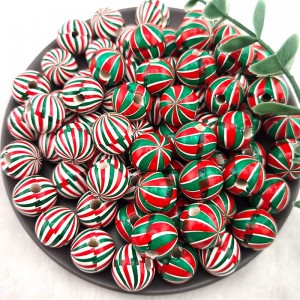 비즈팡 [PA-019]우드볼 컬러우드볼 삼색우드볼 16mm 삼색볼,1개