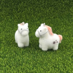 비즈팡 [PF-1-45]후로킹펜던트 2026붉은말의해 후로킹말 30x33mm ,1개