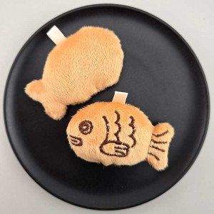 비즈팡 [PE-009]봉제인형키링용 붕어빵고리형 65x35mm (붕어빵키링용) ,1개