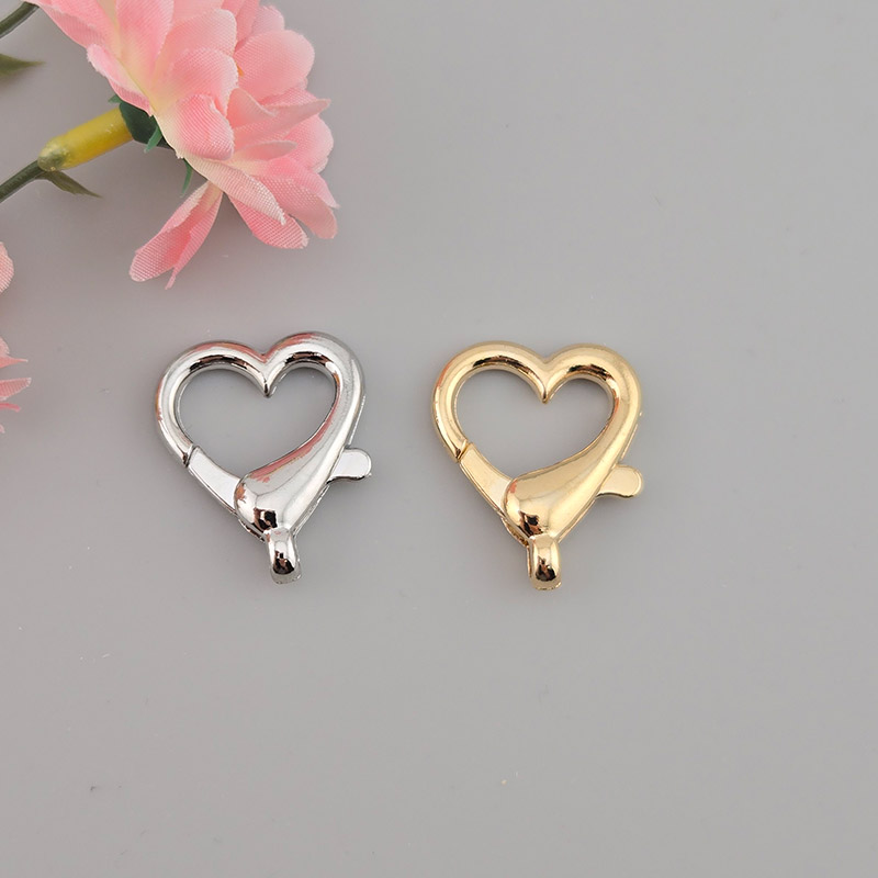 비즈팡 [TH-2-08]핸드폰악세사리 하트고리 22x26mm 하트랍스터고리 (국산) ,1개