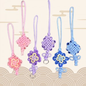 비즈팡 [TH-3-01]전통매듭 핸드폰줄 매화매듭폰줄 국화매듭폰줄 65-70mm 3color (키링용) ,1개