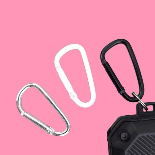 비즈팡 [TH-1-61]키링부자재 기본카라비너 키링용 24x46mm 가방고리 ,1개