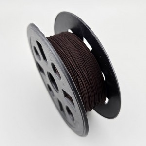 비즈팡 [Y1-02-43]폴리매듭실 0.5mm 진밤색(DarkBrown) ,1롤(150yd) 