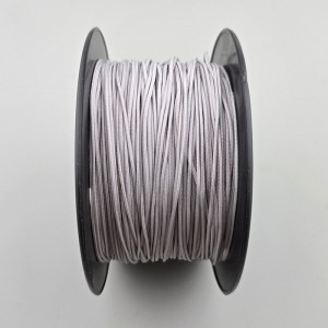 비즈팡 [Y1-03-44]폴리매듭실 1mm 연회색(LightGrey) ,1롤(150yd)