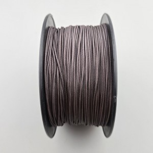 비즈팡 [Y1-03-45]폴리매듭실 1mm 중회색(MediumGrey) ,1롤(150yd)