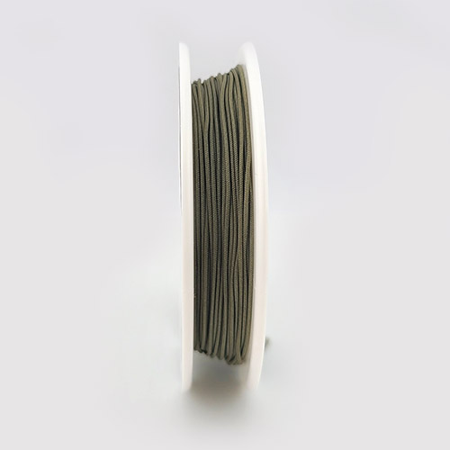 비즈팡 [YN-1-15]나일론매듭실 0.7mm 중카키(07) ,1롤(10YD)