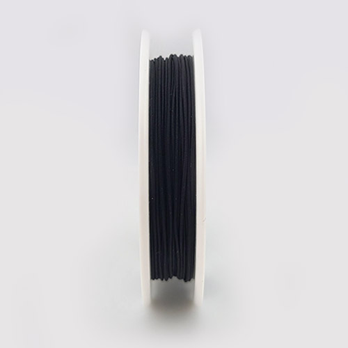 비즈팡 [YN-1-19]나일론매듭실 0.7mm 블랙(09) ,1롤(10YD)