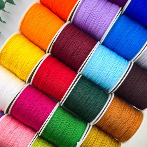 비즈팡 [YD-08-00]나일론매듭실 0.8mm 24color , 10yd(900cm)