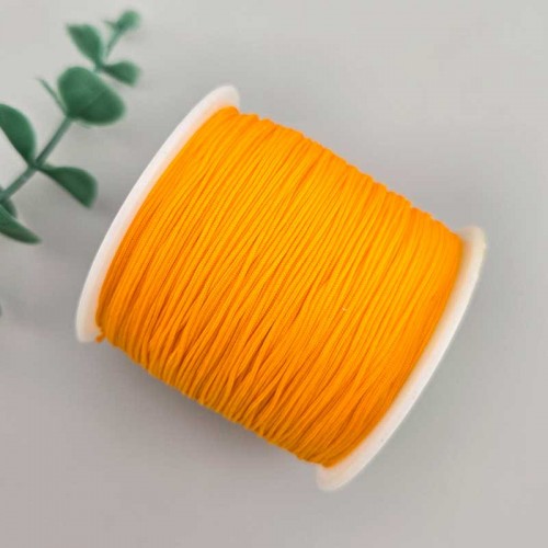 비즈팡 [YD-08-04]나일론매듭실 0.4mm 0.8mm 옐로오렌지(YellowOrange) ,10yd(900cm)