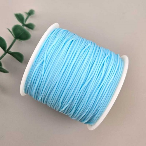 비즈팡 [YD-08-16]나일론매듭실 0.4mm 0.8mm 아쿠아블루(AquaBlue) ,10yd(900cm)
