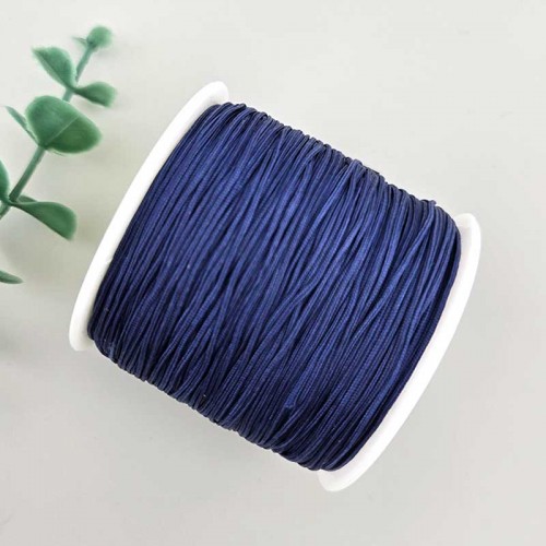 비즈팡 [YD-08-19]나일론매듭실 0.4mm 0.8mm 네이비/곤색(Navy) ,10yd(900cm)