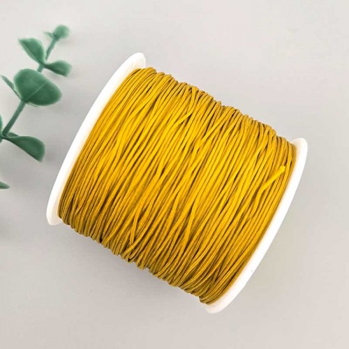 비즈팡 [YD-08-20]나일론매듭실 0.4mm 0.8mm 겨자색/머스타드(Mustard) ,10yd(900cm)