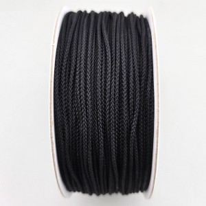 비즈팡 [Y1-22-11]인견매듭실 1.5mm 블랙(Black) ,1롤(100yd)