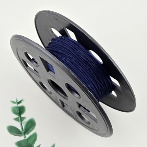 비즈팡 [Y1-24-19]인견매듭실 1mm 네이비/곤색(Navy) 전통매듭끈 꼰세사끈 묵주 염주팔찌용
