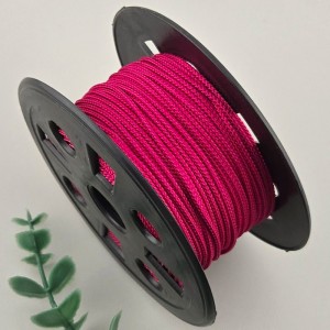 비즈팡 [Y1-25-07]인견매듭실 1.6mm 체리핑크(CherryPink) 전통매듭끈 꼰소사끈 묵주 염주팔찌용