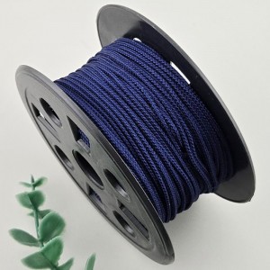 비즈팡 [Y1-25-19]인견매듭실 1.6mm 네이비/곤색(Navy) 전통매듭끈 꼰소사끈 묵주 염주팔찌용