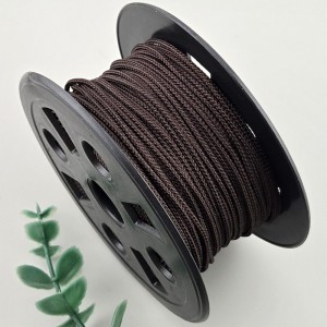 비즈팡 [Y1-25-21]인견매듭실 1.6mm 브라운/밤색(Brown) 전통매듭끈 꼰소사끈 묵주 염주팔찌용