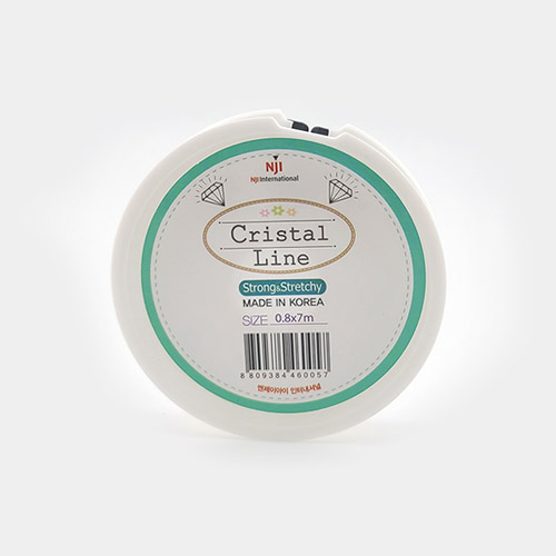 비즈팡 [TS-1-14]우레탄줄 0.8mm 투명 국산 ,1롤(7M)