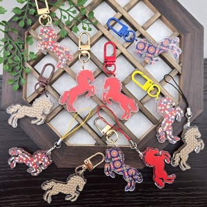 비즈팡 [PD-004]새해선물로 좋은 붉은말 적토마키링 폰줄 키고리 완제품 (1개)