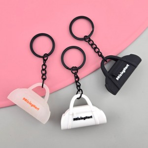 비즈팡 [PD-014]부드러운 실리콘 미니어처 헬스키링 스포츠가방키링 헬스가방키링 완제품 (1개)