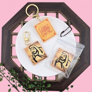 비즈팡 [PD-016]액막이 달마도 키링 돼지부적 키링 완제품 (1개)