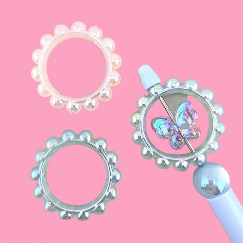 비즈팡 [BG-3-03]볼꾸파츠 야광오로라링프레임 42mm (내경3mm) ,1개