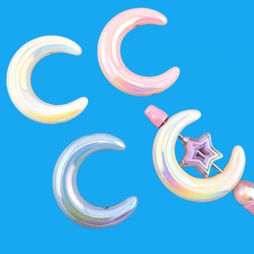 비즈팡 [BG-3-13]볼꾸파츠 오로라지당반달프레임 39x45mm (내경2.5mm) ,1개