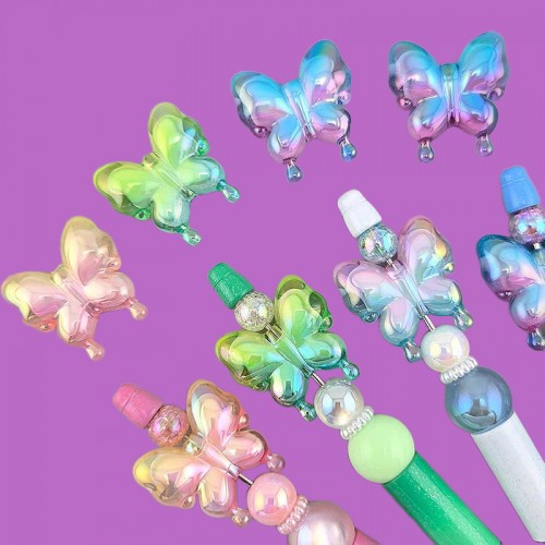 비즈팡 [BG-3-15]볼꾸파츠 그라데이션나비 30x30mm (내경2.3mm) ,1개