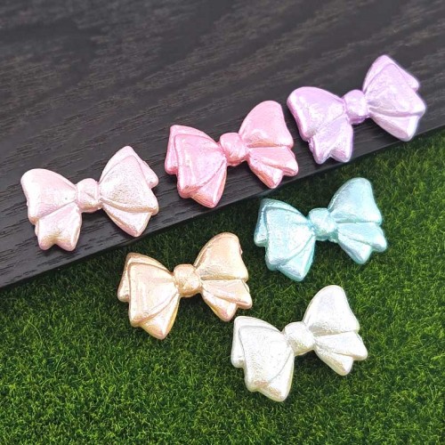 비즈팡 [BG-4-41]볼꾸파츠 아크릴 오로라파스텔리본 통과형 29x20mm (내경2.2mm) 볼꾸비즈 키링용 ,1개