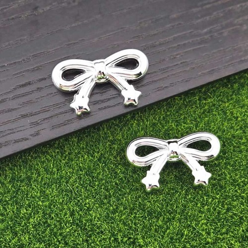 비즈팡 [BG-4-50]볼꾸파츠 아크릴 CCB별리본 32x20mm (내경2.5mm) 볼꾸파츠용 키링용 ,1개