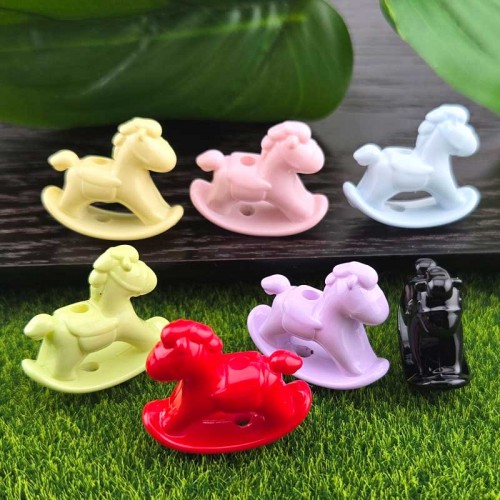 비즈팡 [BG-5-08]볼꾸파츠 아크릴 회전목마 25x21mm (내경2.8mm) 볼꾸비즈 키링용 ,1개