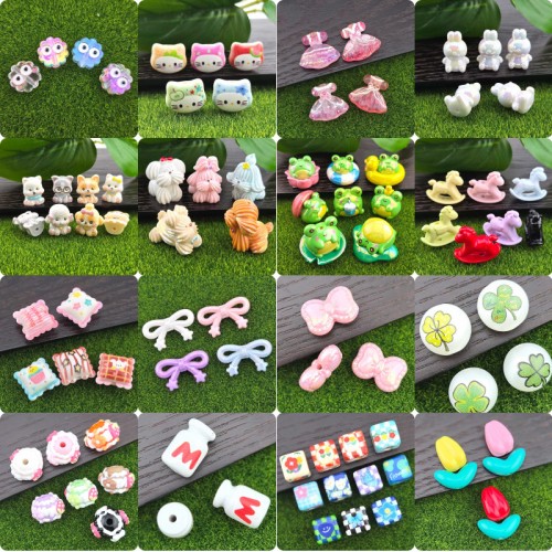 비즈팡 [BG-5-00P]볼꾸 볼펜꾸미기 펜꾸 꾸미기재료 볼꾸파츠2 통과형비즈 66종 ,1개