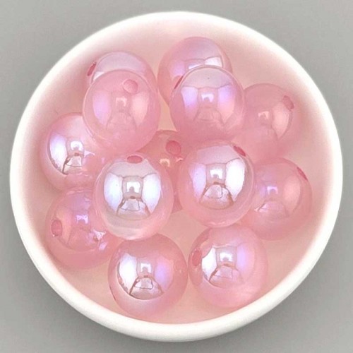 비즈팡 [BG-8-20]볼꾸파츠 아크릴볼 캣츠아이볼 16mm (핑크) 볼꾸비즈볼 키링용 ,1개