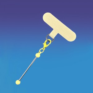 비즈팡 [BG-21-02]핸꾸 핸드폰꾸미기재료 폰홀더핸꾸올인원 11.5cm (옐로) ,1개