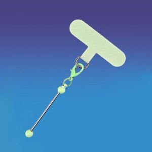 비즈팡 [BG-21-07]핸꾸 핸드폰꾸미기재료 폰홀더핸꾸올인원 11.5cm (그린) ,1개